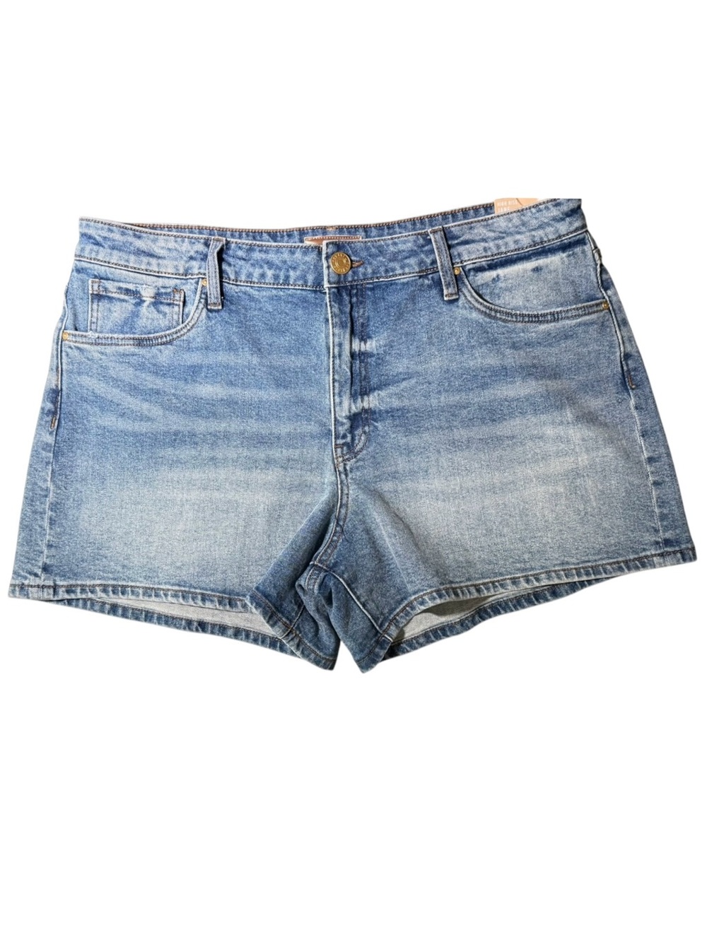 Kut From The Cloth High Rise Jane NWT Light Wash Denim Shorts Size 14